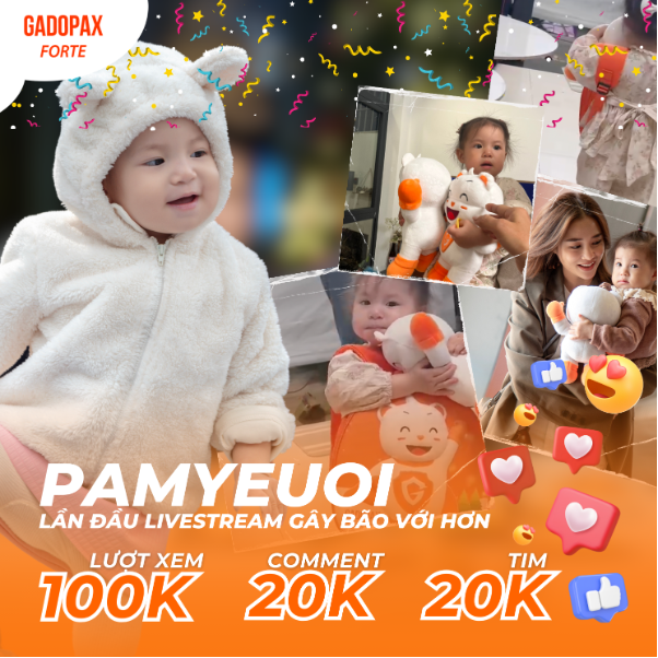 Pam Yêu Ơi gây sốt khi livestream cùng Gadopax Forte, mẹ Salim và bố Long được khen vì cho con tự do khám phá - Ảnh 1. Pam Yêu Ơi gây sốt khi livestream cùng Gadopax Forte, mẹ Salim và bố Long được khen vì cho con tự do khám phá - Ảnh 1.