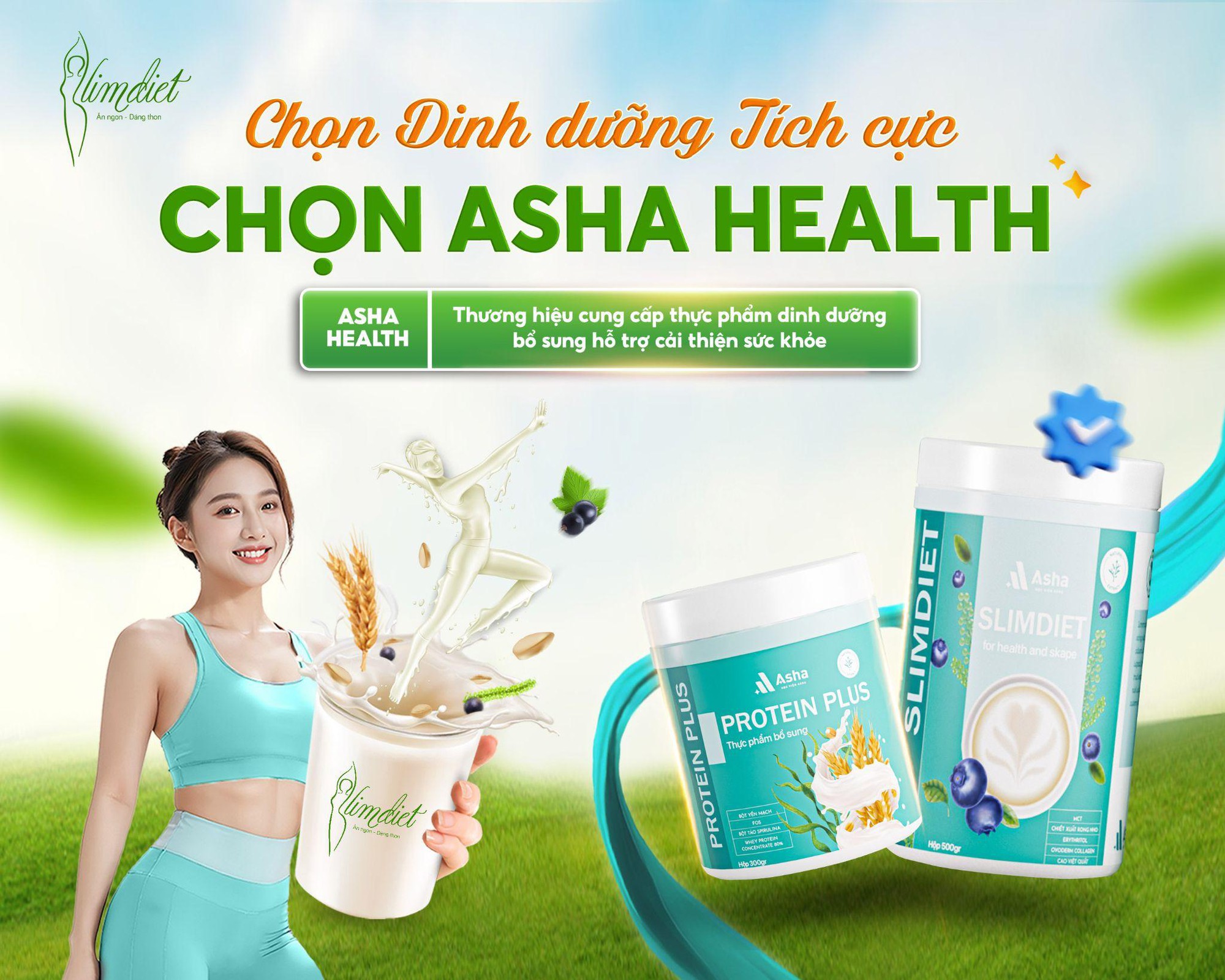 Thực hiện dinh dưỡng tích cực và kiểm soát cân nặng bền vững cùng Asha Health- Ảnh 1.