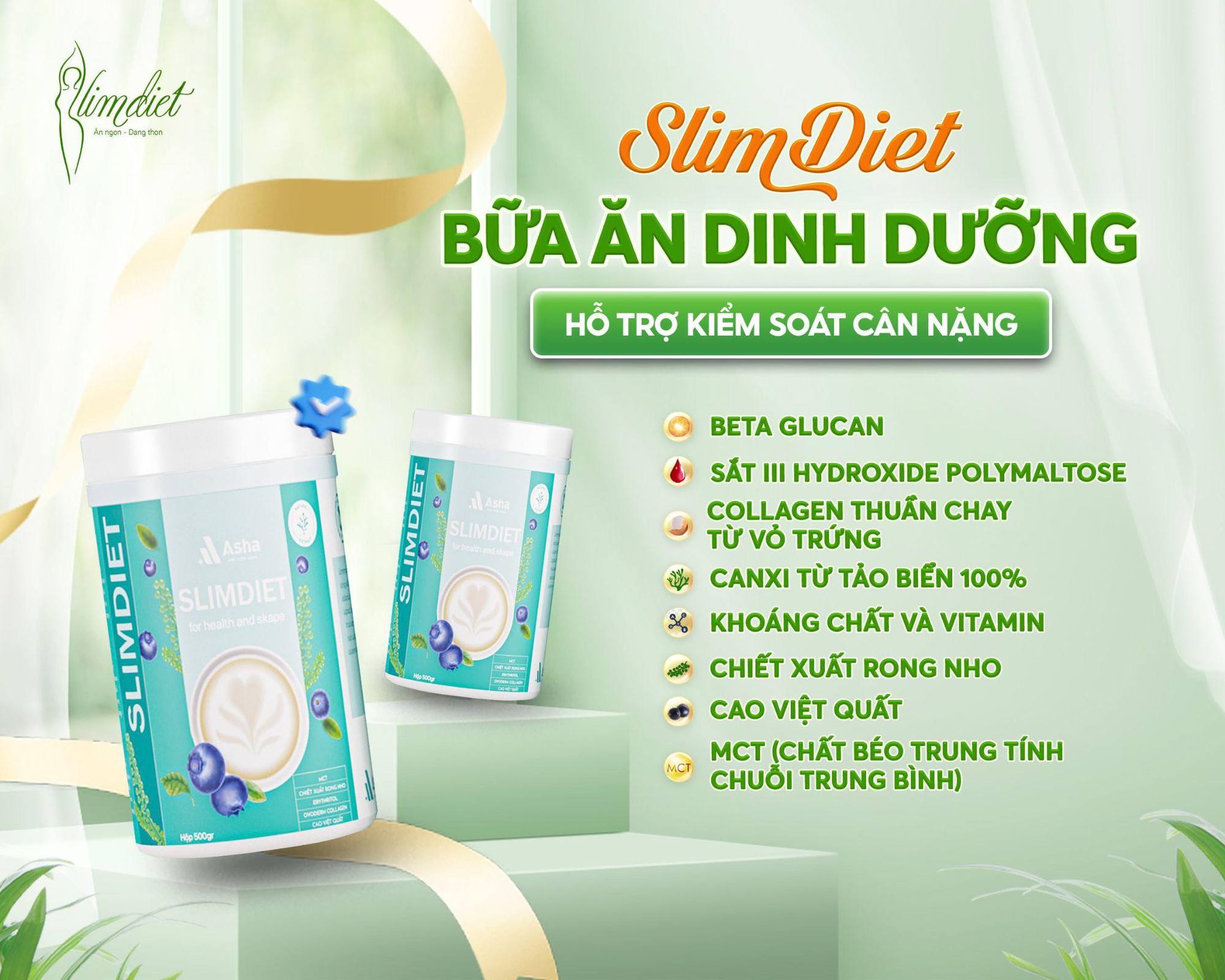 Thực hiện dinh dưỡng tích cực và kiểm soát cân nặng bền vững cùng Asha Health- Ảnh 2.