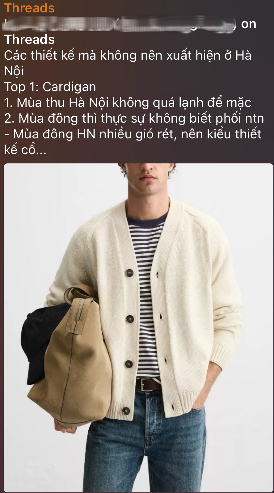 Có người nói cardigan là thứ &quot;vô tri&quot; với mùa thu, tôi không nghĩ vậy- Ảnh 1.