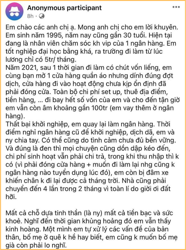 Bỏ việc văn phòng vì lương thấp, áp lực cao, lúc tự kinh doanh mới bừng tỉnh khỏi cõi mộng: Làm từ sáng đến đêm vẫn lỗ cả trăm triệu- Ảnh 1.