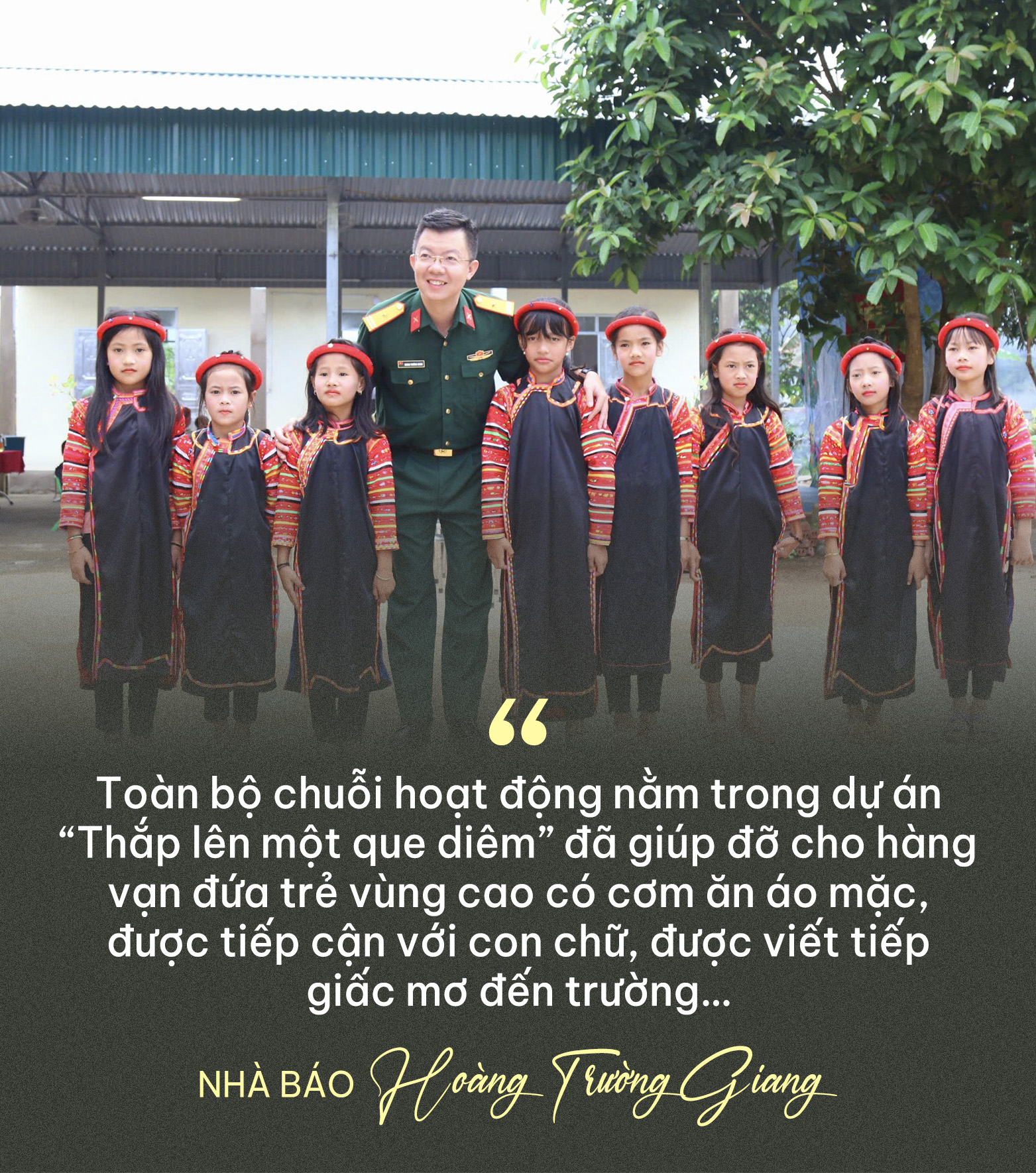 Hành trình 16 năm &quot;Thắp lên một que diêm&quot; của nhà báo Hoàng Trường Giang: Hàng chục công trình phục vụ học tập được xây dựng, hàng vạn lượt trẻ em vùng cao được nâng bước đến trường- Ảnh 4.