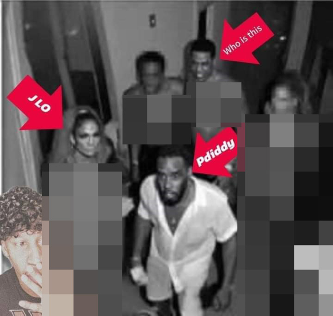 Two shocking photos of Jennifer Lopez, Leonardo Dircapio... at "boss" Diddy's party appeared? - Photo 1.