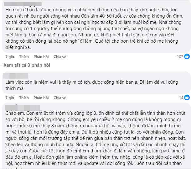 Chồng nuông chiều, mẹ bỉm sau sinh 8 năm không đi làm, sống an nhàn: Tưởng được ngưỡng mộ ai dè bị nói thế này! - Ảnh 3.