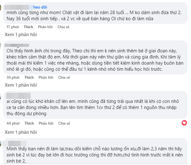 Ngày nào cũng tìm việc nhưng không được, mẹ bỉm sau sinh ở nhà chăm con bị suy nhược, dân mạng khuyên: &quot;Đừng đẻ nữa&quot; - Ảnh 3.