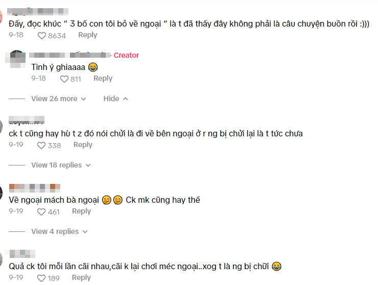 Vợ chồng cãi nhau, 3 bố con bỏ về ngoại, dân mạng thán phục &quot;ngược đời vậy phải yêu vợ lắm mới nghĩ ra&quot; - Ảnh 4.