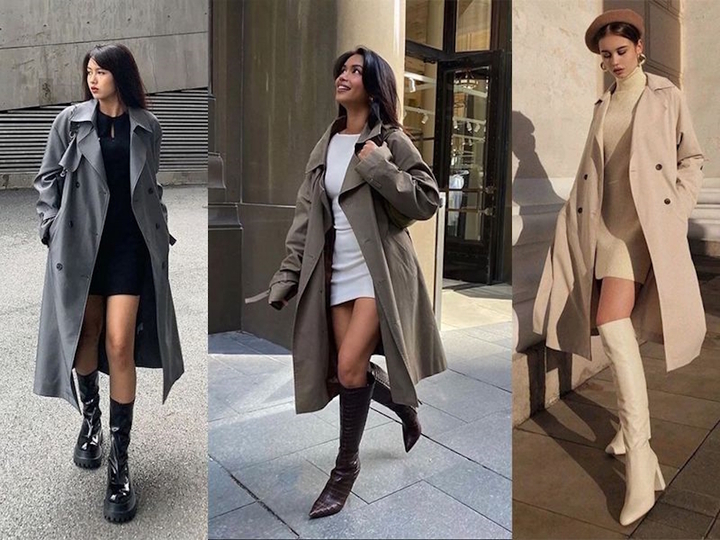 Biểu tượng phong cách quý cô sành điệu gọi tên áo khoác trench coat - Ảnh 4.