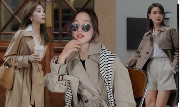 Biểu tượng phong cách quý cô sành điệu gọi tên áo khoác trench coat - Ảnh 1.