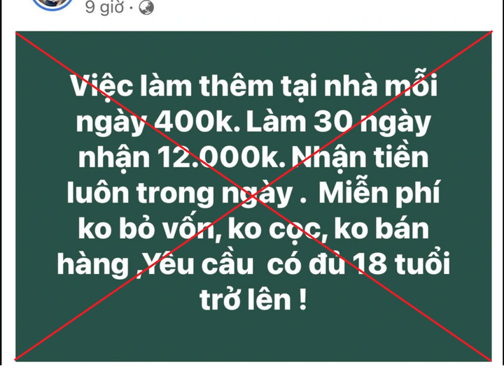 Nhiều sinh viên bỗng thành 'con nợ' khi tin chiêu lừa việc nhẹ lương cao - Ảnh 1.