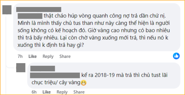 Vay 7 cây vàng, “om” 12 năm không trả, giờ thấy giá vàng tăng lại than buồn: CĐM nghe xong mà bức xúc thay chủ nợ!- Ảnh 4.