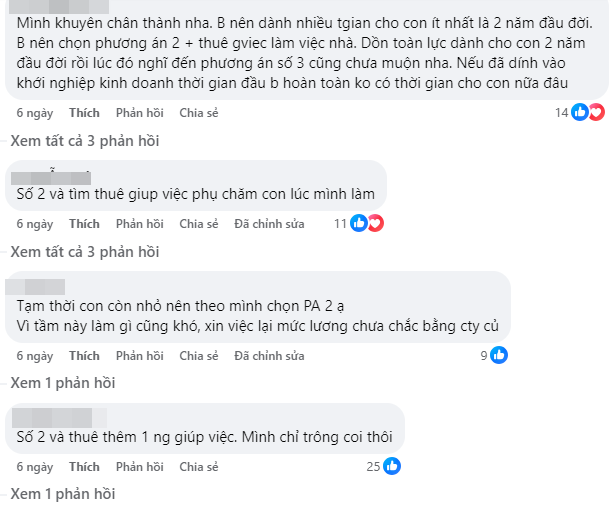 Mẹ bỉm lương tháng 30 triệu phân vân nghỉ việc chăm con, làm tại nhà hay kinh doanh, lời khuyên nhiều nhất gây ngỡ ngàng! - Ảnh 4.