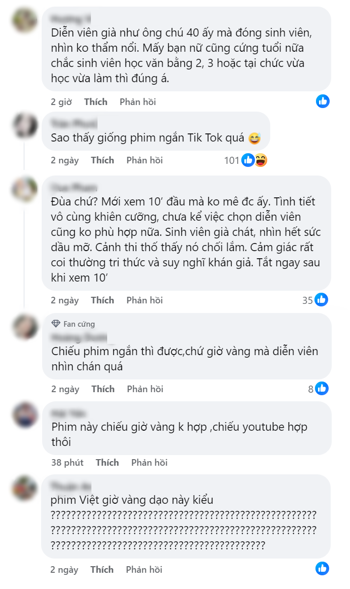 Phim Việt giờ vàng mới chiếu đã bị chê thậm tệ, dàn cast “cưa sừng làm nghé” thất bại khiến netizen đòi bỏ xem- Ảnh 2.