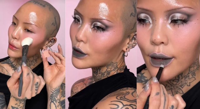 Kiểu makeup giống h&agrave; m&atilde; đang viral khắp c&otilde;i mạng, dự sẽ th&agrave;nh hot trend 2024- Ảnh 1.