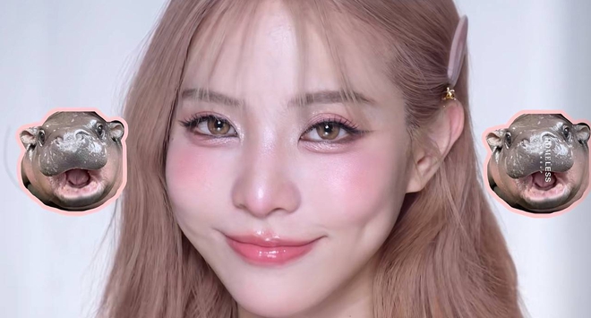 Kiểu makeup giống h&agrave; m&atilde; đang viral khắp c&otilde;i mạng, dự sẽ th&agrave;nh hot trend 2024- Ảnh 4.