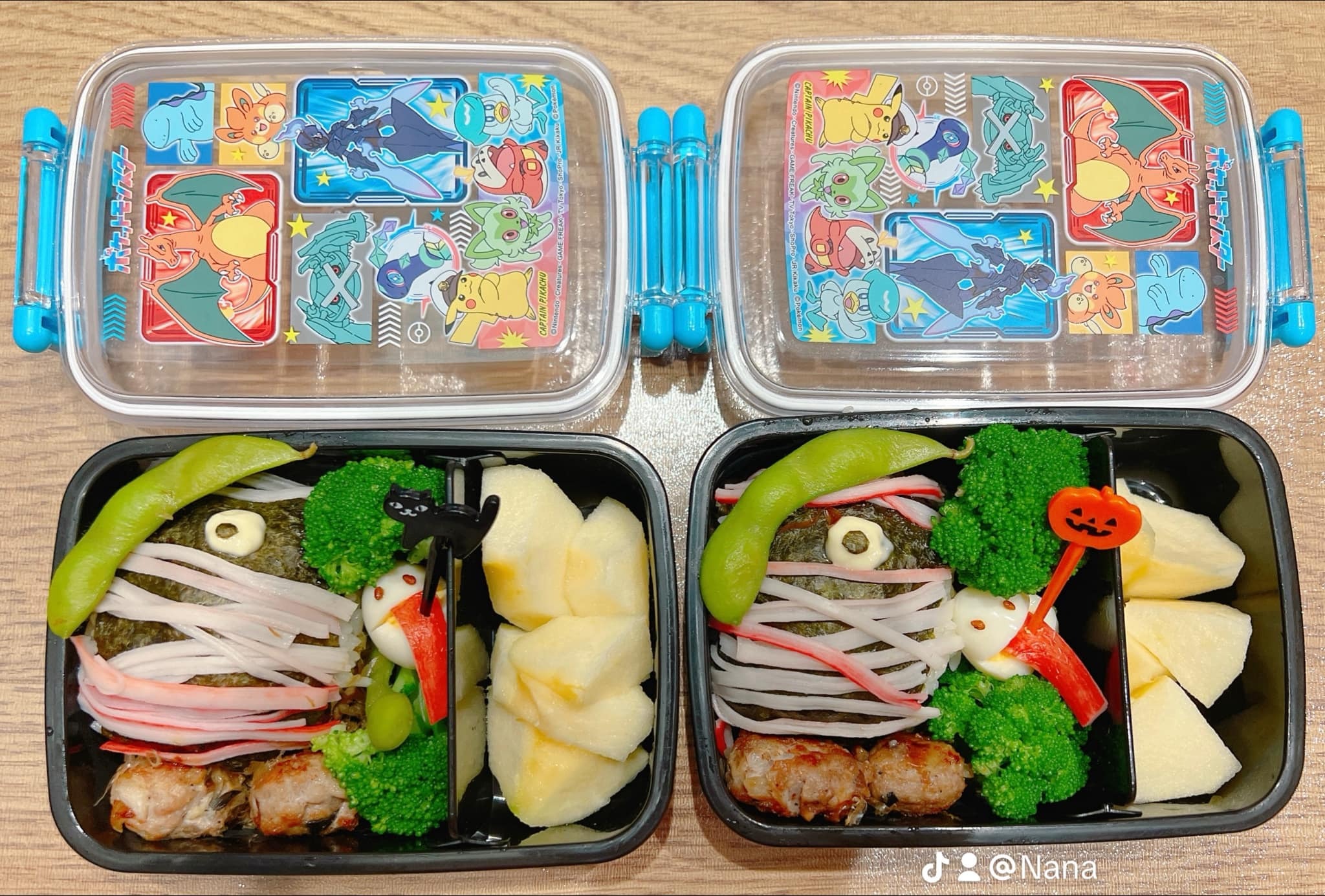 Mẹ 9x ở Nhật khoe loạt hộp cơm bento làm cho con trai dịp Halloween khiến chị em nhao nhao hỏi xin cách làm - Ảnh 3.