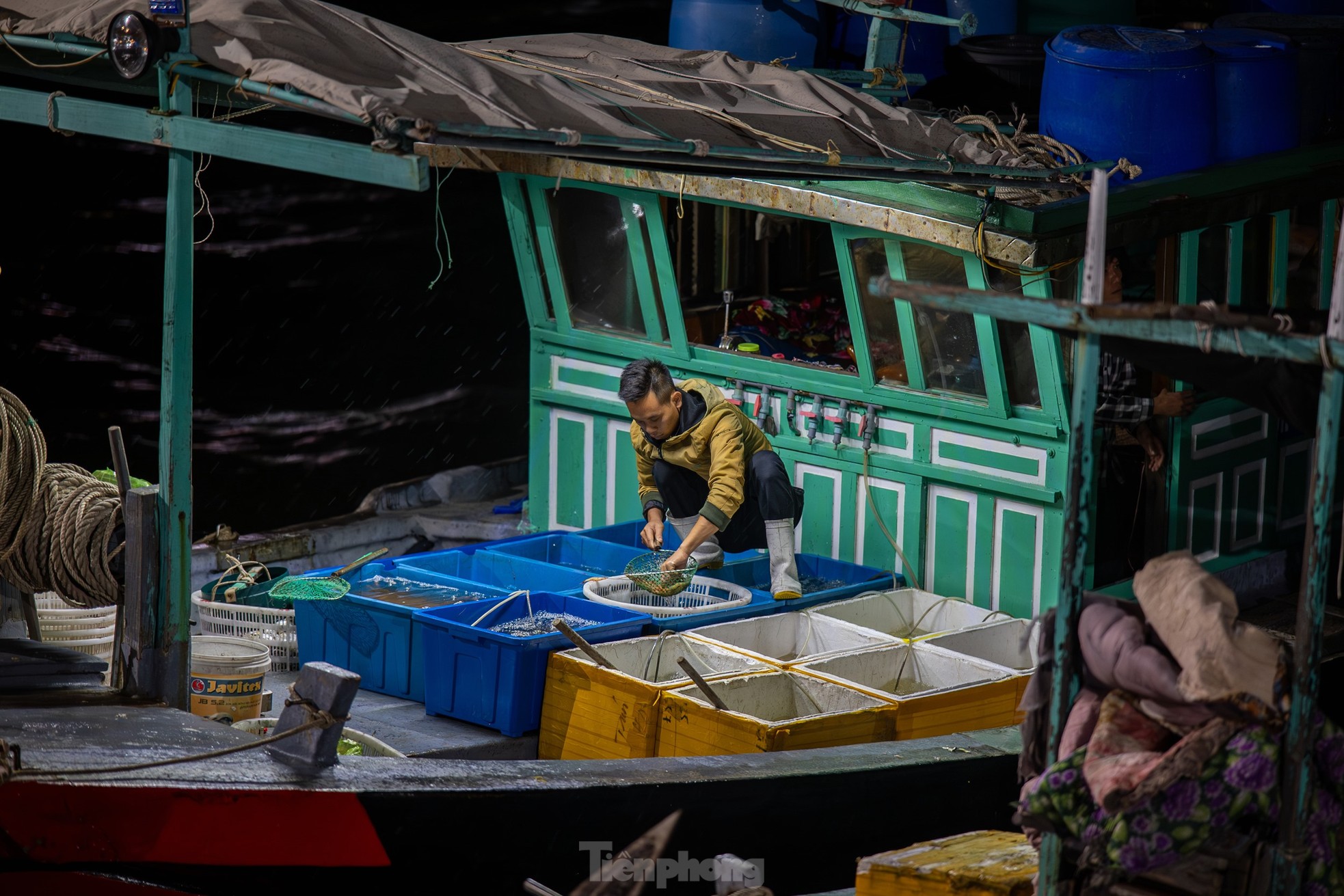 Chợ cá 'không ngủ' duy nhất ở vịnh Hạ Long - Ảnh 4.