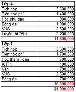 &quot;Toát mồ hôi&quot; với bảng chi phí học tập của 2 học sinh ở TP.HCM: Nhà nghèo nhìn chỉ biết ngậm ngùi - Ảnh 1.