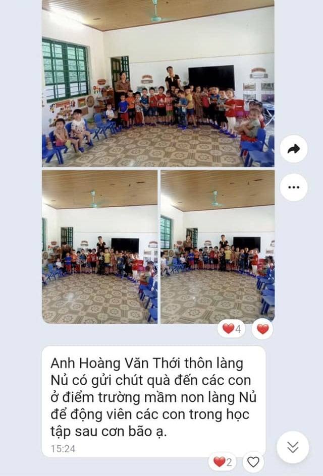 Anh Hoàng Văn Thới gửi tặng mỗi bé mầm non Làng Nủ 1 triệu đồng: &quot;Học thay phần con chú nghe chưa&quot;- Ảnh 1.