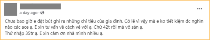 Mỗi tháng kiếm 35 triệu, chỉ tiêu hết 26 triệu nhưng vẫn không dư đồng nào, chẳng biết 9 triệu chạy đâu mất?! - Ảnh 1.