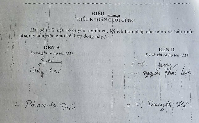 Ông đã chết, bà không biết chữ vẫn có chữ ký trong hồ sơ tặng đất hương hỏa cho cháu ngoại - Ảnh 2.