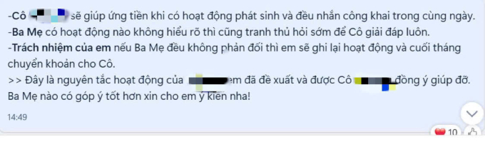 Lan truyền bảng thu chi của cha mẹ học sinh 1 lớp "giàu" ở TP.HCM: Hội phụ huynh đọc xong chỉ biết ao ước - Ảnh 2.