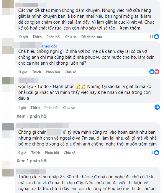 Chồng phản đối vợ sau sinh đi làm, yêu cầu ở nhà chăm con, cơm nước, mẹ bỉm tuyệt vọng xin lời khuyên - Ảnh 3.