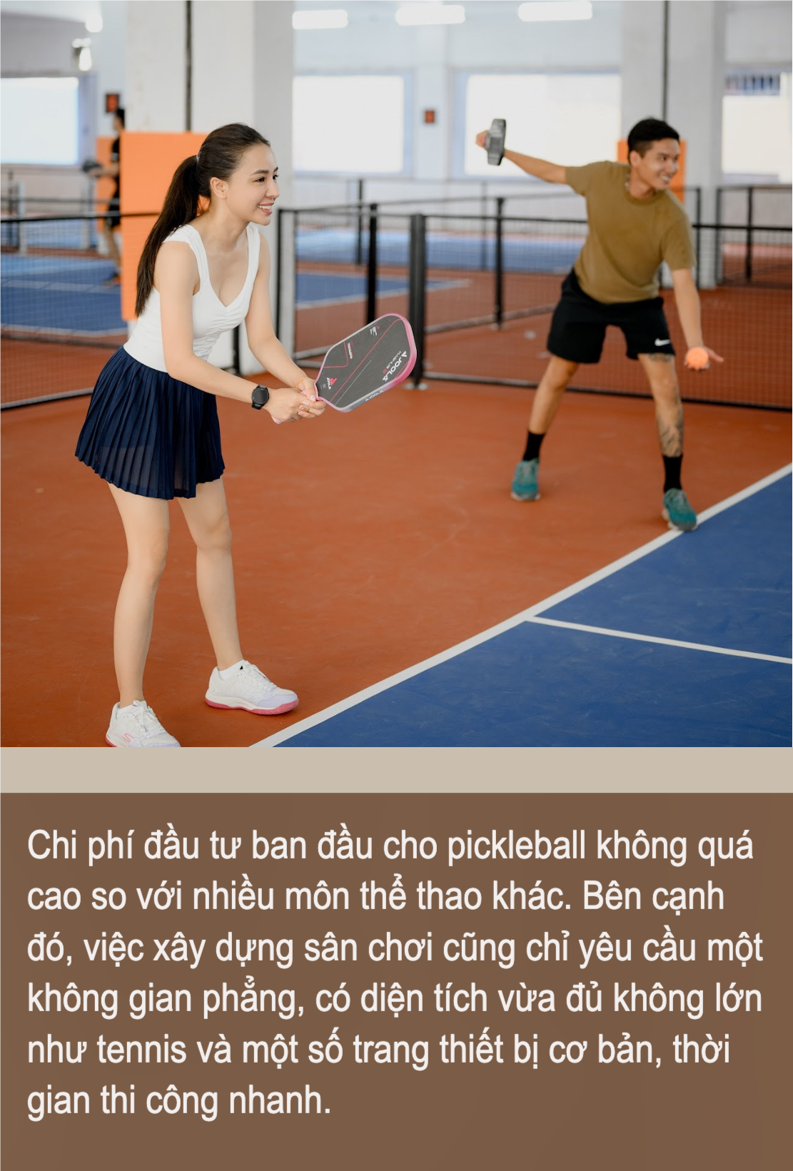 Sân pickleball “mọc lên như nấm”: Bỏ cả tỷ đồng thu về “tiền lẻ”, sao nhiều người vẫn nườm nượp mở theo? - Ảnh 5. Sân pickleball “mọc lên như nấm”: Bỏ cả tỷ đồng thu về “tiền lẻ”, sao nhiều người vẫn nườm nượp mở theo? - Ảnh 5.