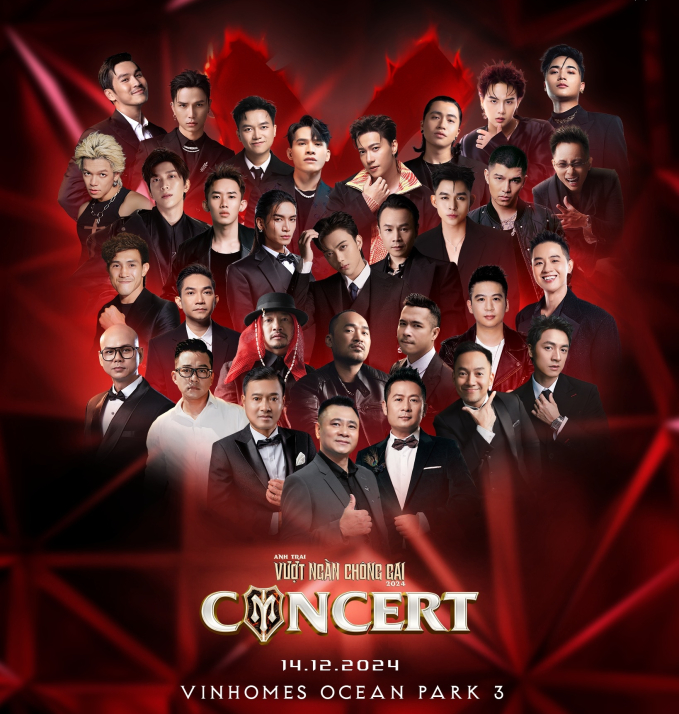 2 Anh Tài vắng mặt ở concert Anh Trai Vượt Ngàn Chông Gai tại Hà Nội- Ảnh 1.