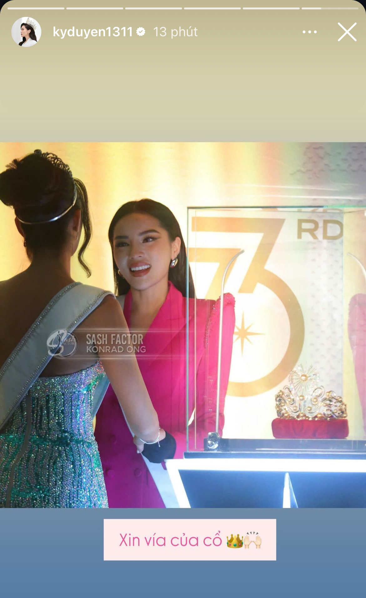 Kỳ Duyên ngay trước giờ G Bán kết Miss Universe: Thần sắc tươi tắn, hô vang Việt Nam đầy tự hào trong tổng duyệt - Ảnh 3.