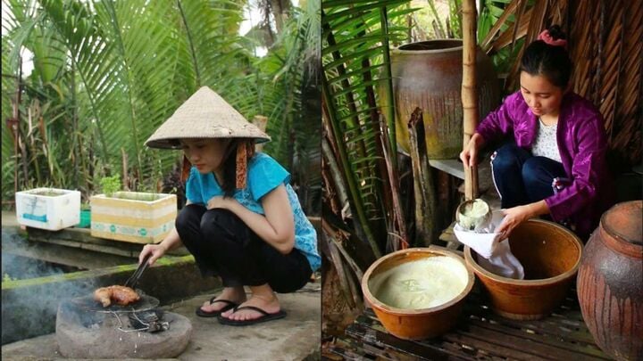 Cô gái miền Tây mê hoặc dân mạng bằng những món ăn dân dã bé bằng ngón tay - Ảnh 2.