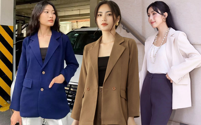 7 mẫu blazer từ 200k giúp nàng công sở ghi điểm mặc đẹp - Ảnh 1.