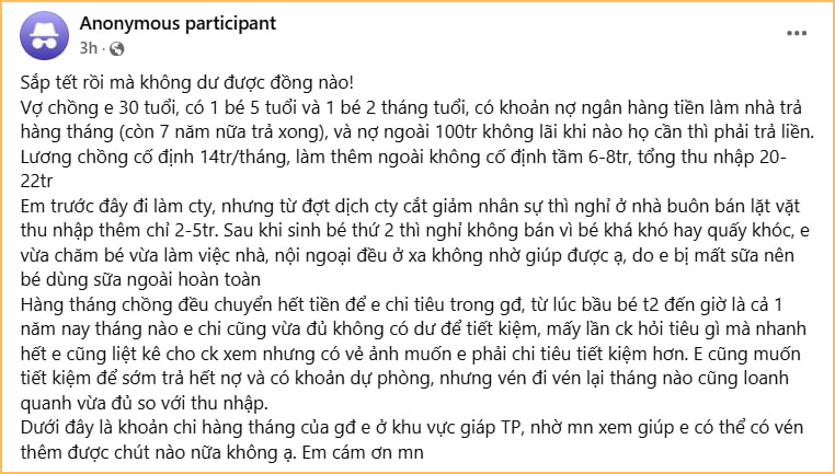 Sắp Tết, thứ duy nhất tôi có chỉ là những khoản nợ- Ảnh 1.