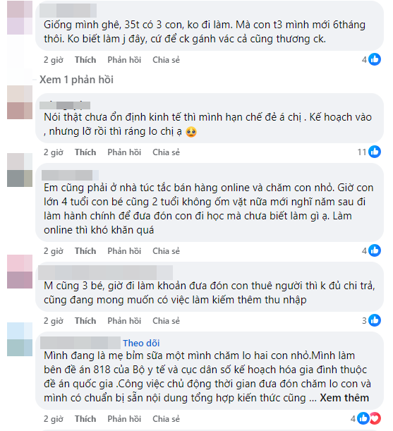 &quot;35 tuổi, 3 con và... thất nghiệp, thật vô dụng&quot;, mẹ bỉm chia sẻ nỗi thất vọng về bản thân khiến nhiều người xót xa - Ảnh 2.