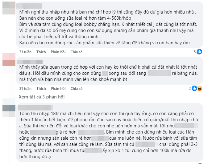 Lương gần 20 triệu/tháng nhưng mẹ bỉm này cứ than vãn không thể đủ nuôi con, nhìn bảng chi tiêu mới &quot;sốc ngang&quot; - Ảnh 3.