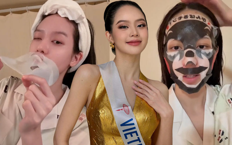 Bận rộn thi Miss International, Hoa hậu Thanh Thủy vẫn không quên làm điều này để da dẻ luôn căng mịn - Ảnh 1.