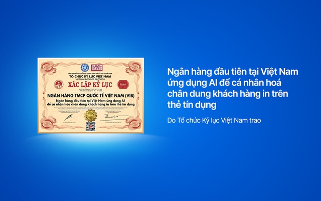 VIB nhận kỷ lục quốc gia và giải thưởng Innovation Breakthrough 2024 với tính năng Cá nhân hóa thiết kế thẻ - Ảnh 2.