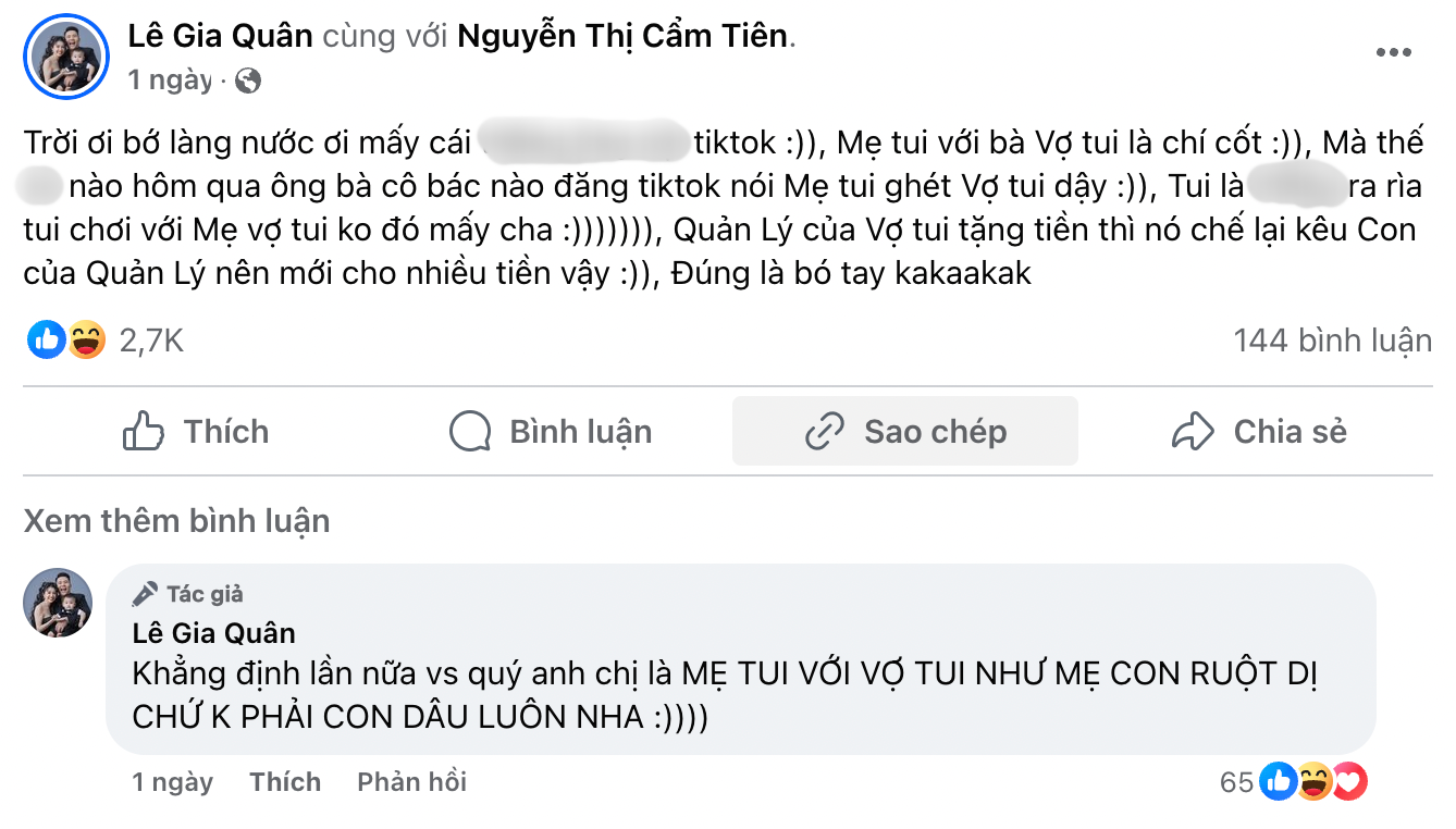 Vụ mẹ chồng hất tay con dâu không cho bế cháu trong tiệc thôi nôi ầm ĩ MXH: Chồng rapper lên tiếng- Ảnh 5.