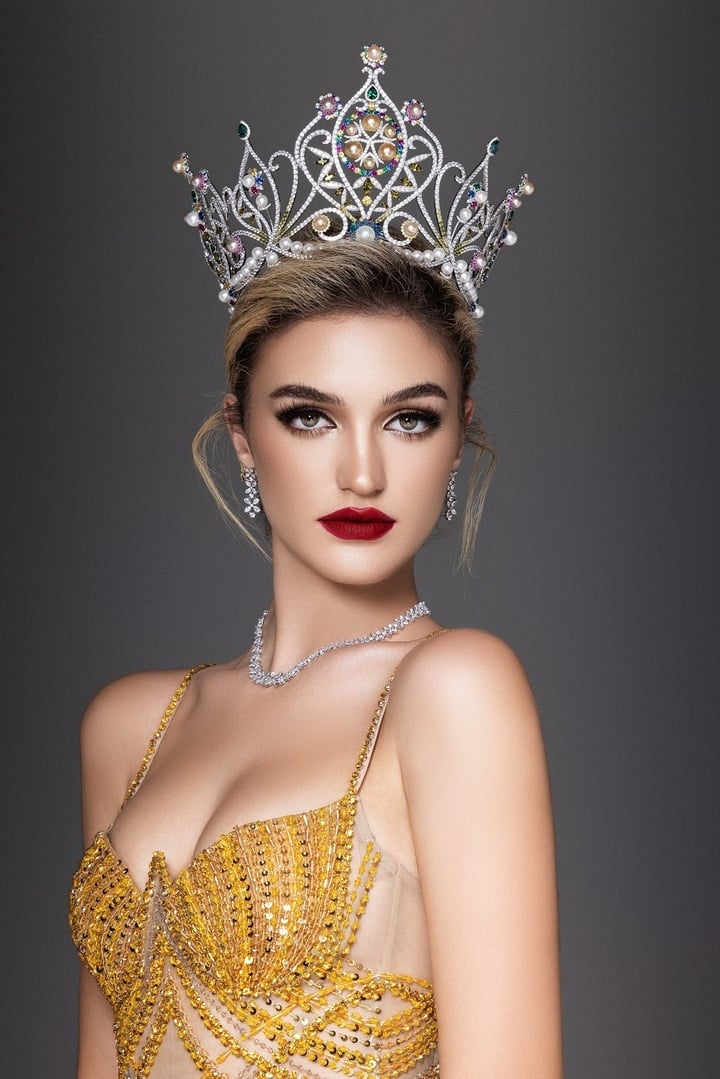 Trương Ngọc Ánh đọ sắc cùng top 4 Miss Earth 2023 - Ảnh 3.