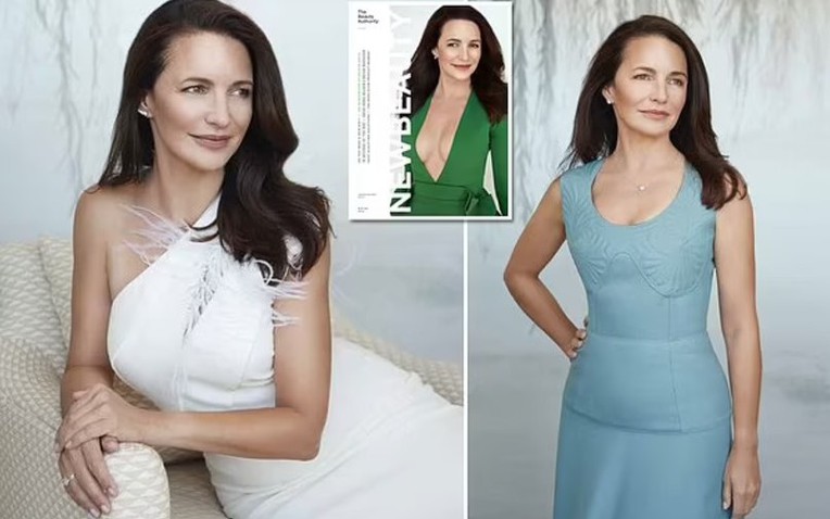 Kristin Davis trong một bộ ảnh tạp chí.