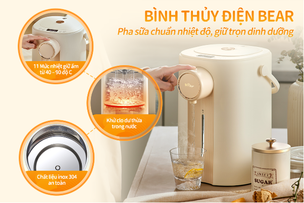 Top 4 đồ gia dụng Bear đáng lưu tâm cho mẹ bỉm trên hành trình chăm con - Ảnh 5.