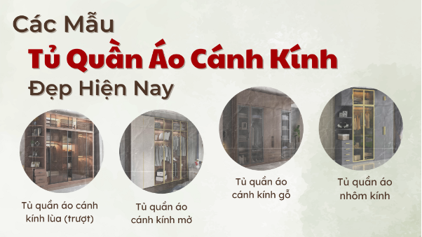 Các mẫu tủ quần áo cánh kính hiện đại hợp xu hướng tại Đồ Gỗ Việt - Ảnh 1.