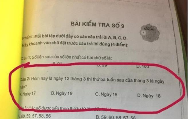 Bài toán tính ngày tháng của học sinh tiểu học khiến người lớn cũng phải lao đao - Ảnh 1.