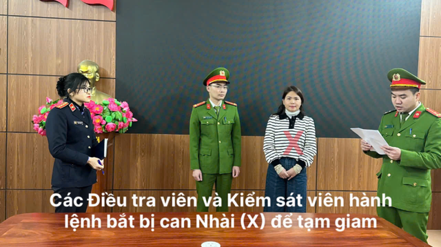 Khám xét nơi ở, bắt tạm giam Bùi Thị Thanh Nhài - Ảnh 1. Khám xét nơi ở, bắt tạm giam Bùi Thị Thanh Nhài - Ảnh 1.