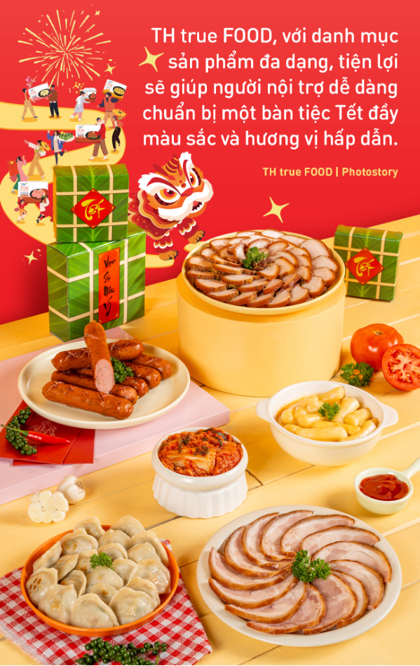 Trao nhau Vị hạnh phúc, xuân sung túc cùng người nội trợ tử tế TH true FOOD - Ảnh 2.