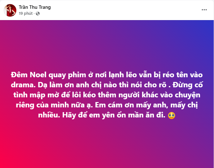 Nóng: Thu Trang - Tiến Luật lên tiếng gấp khi bị lôi vào ồn ào chia tay của vợ chồng Phương Lan - Ảnh 4.