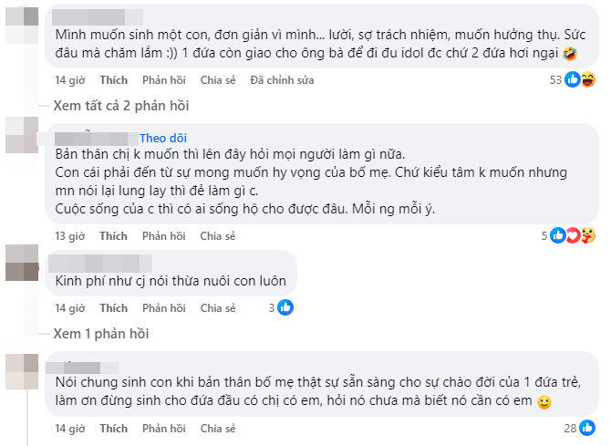  Bị thúc ép sinh thêm con, mẹ bỉm không muốn nhưng lại sợ lời ra tiếng vào, dân mạng nói 1 câu mà câm nín - Ảnh 4.