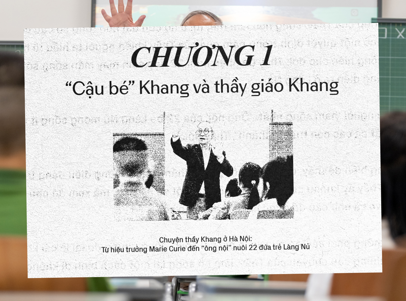 Chuyện thầy Khang ở Hà Nội: Từ hiệu trưởng Marie Curie đến “ông nội” nuôi 22 đứa trẻ Làng Nủ- Ảnh 4.