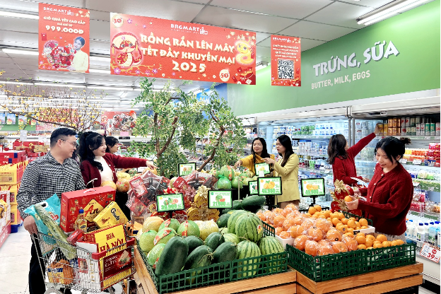 Siêu thị BRGMart Rồng rắn lên mây, Tết đầy ưu đãi 2025 - Ảnh 1. Siêu thị BRGMart Rồng rắn lên mây, Tết đầy ưu đãi 2025 - Ảnh 1.