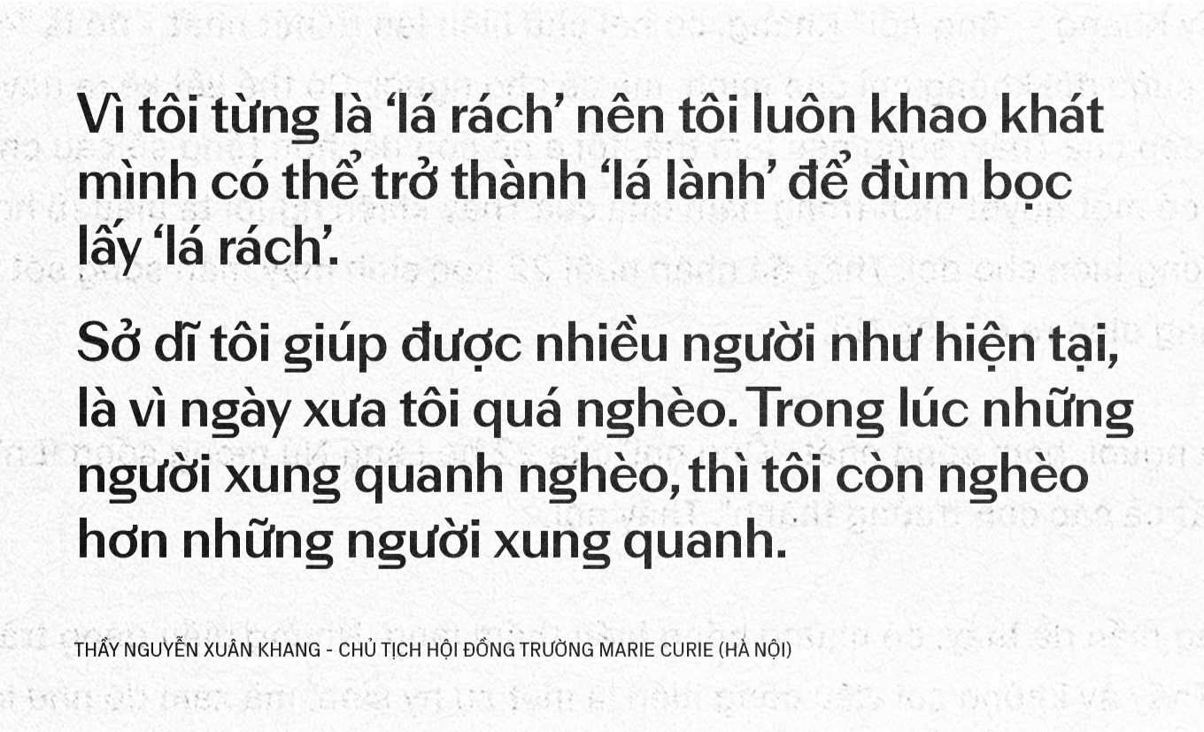 Chuyện thầy Khang ở Hà Nội: Từ hiệu trưởng Marie Curie đến “ông nội” nuôi 22 đứa trẻ Làng Nủ- Ảnh 14.