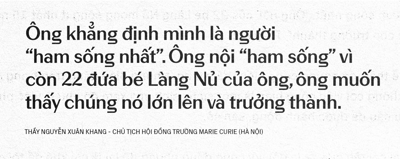 Chuyện thầy Khang ở Hà Nội: Từ hiệu trưởng Marie Curie đến “ông nội” nuôi 22 đứa trẻ Làng Nủ- Ảnh 17.